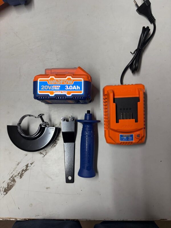 Wedfow cordless angle grinder 20v 3AMP