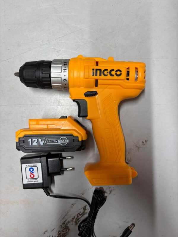 Cordless ingco screw machine 12v 1.5AMP