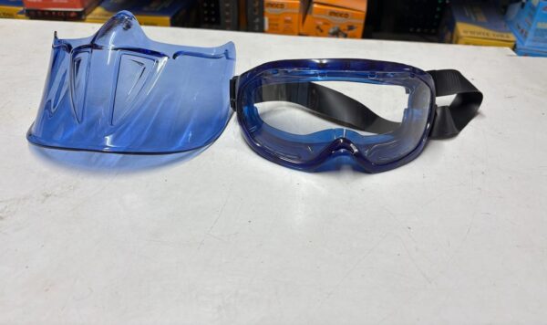 Blue frame glider goggles