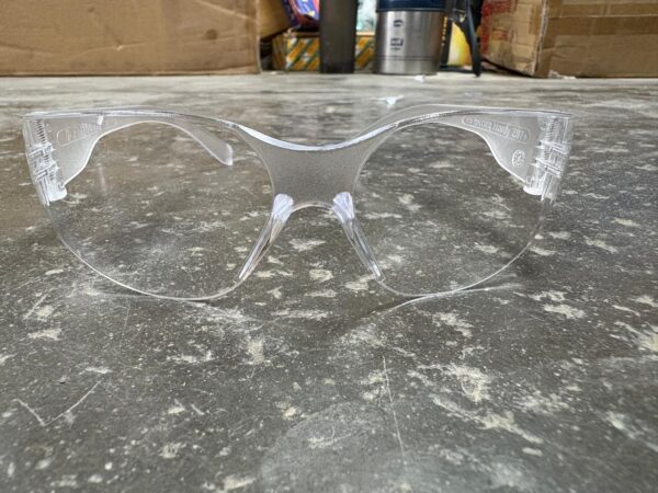 Frontier white safety goggles