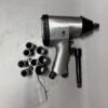 Hulk impact wrench (330NM) of torque 1/4 size comes with 8 piece of sockets and 1 piece of adopter and 1 piece of 5" extention - Image 2