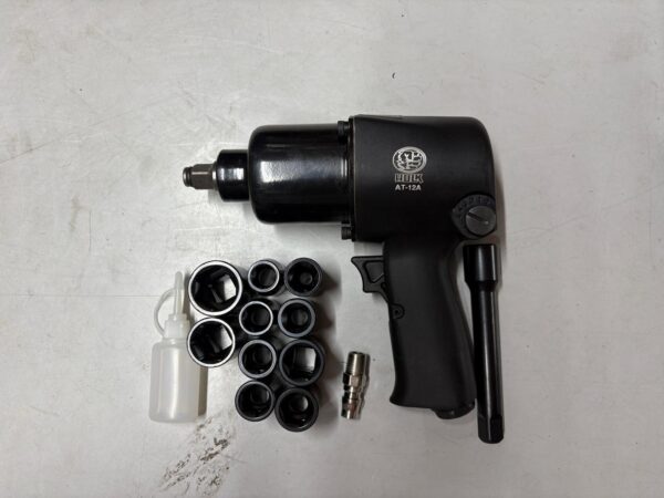 Hulk impact wrench (750NM) of torque 1/4 size comes with(10 piece of sockets) (1 piece of 5” extention) (1 piece of adopter )