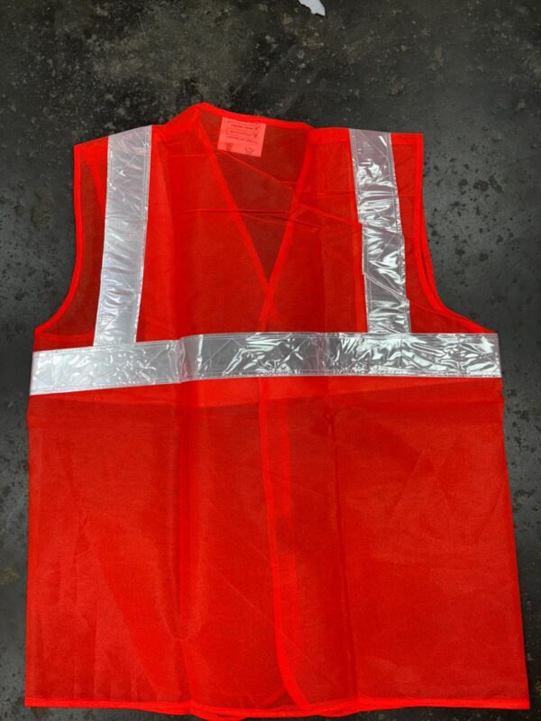 Unisafe red safety jacket